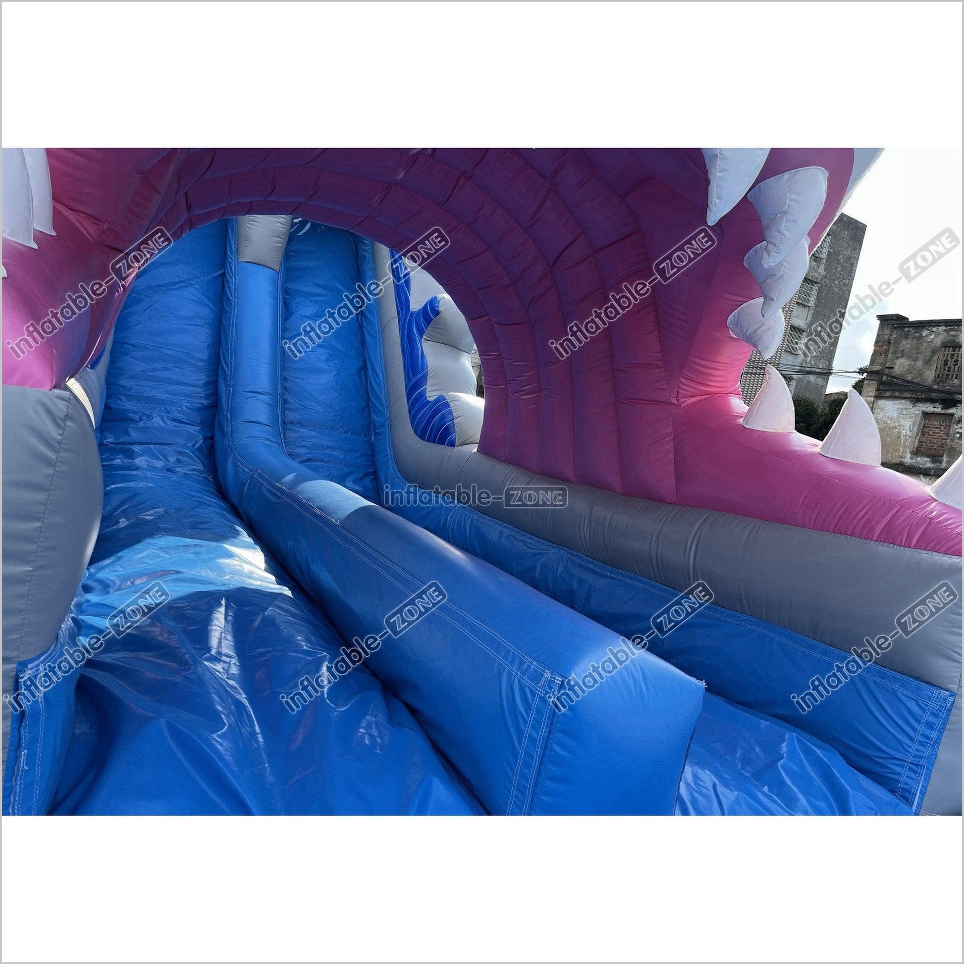 Commercial Grade Inflatable Water Slide Shark Blow Up Water Slide Inflatable Slide for Party Event - Inflatable-Zone