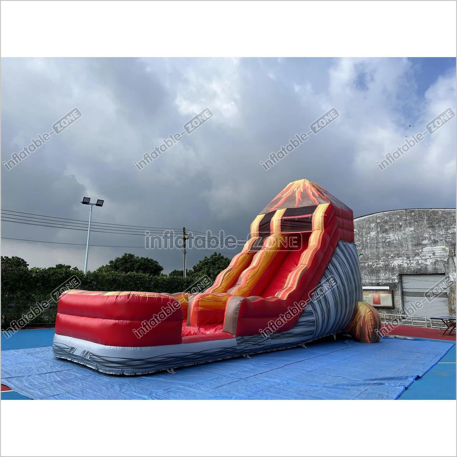 Inflatable Outdoor Water Slides, Commercial Water Slide With Inflatable Pool Combo - Inflatable-Zone