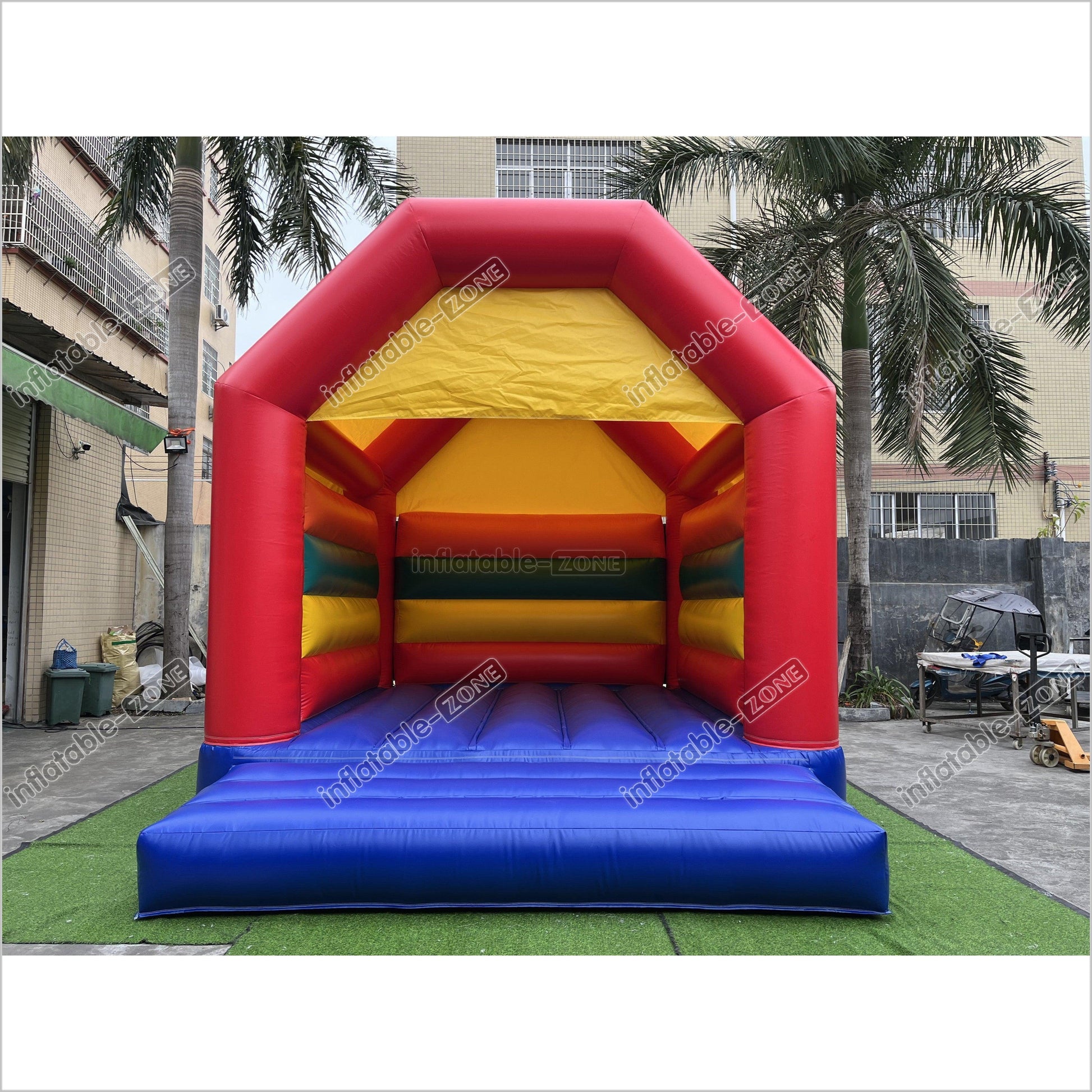 Inflatable Colorful Bounce House Jumping Bouncer Price Best Bouncy Castle For Kids Party - Inflatable-Zone