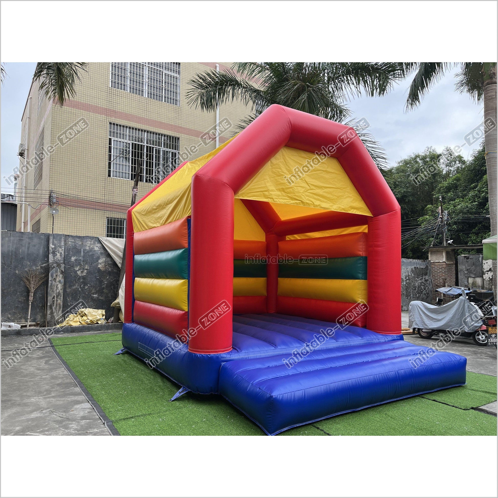 Inflatable Colorful Bounce House Jumping Bouncer Price Best Bouncy Castle For Kids Party - Inflatable-Zone