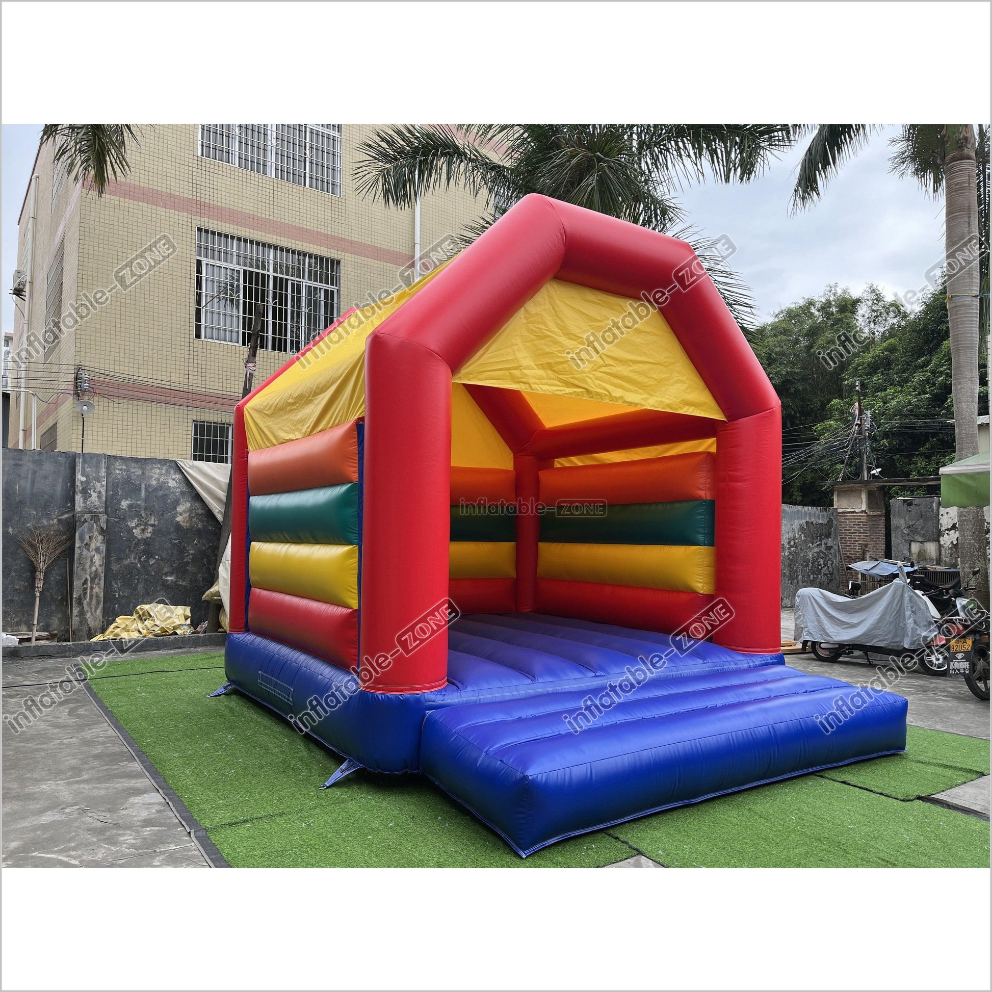 Inflatable Colorful Bounce House Jumping Bouncer Price Best Bouncy Castle For Kids Party - Inflatable-Zone