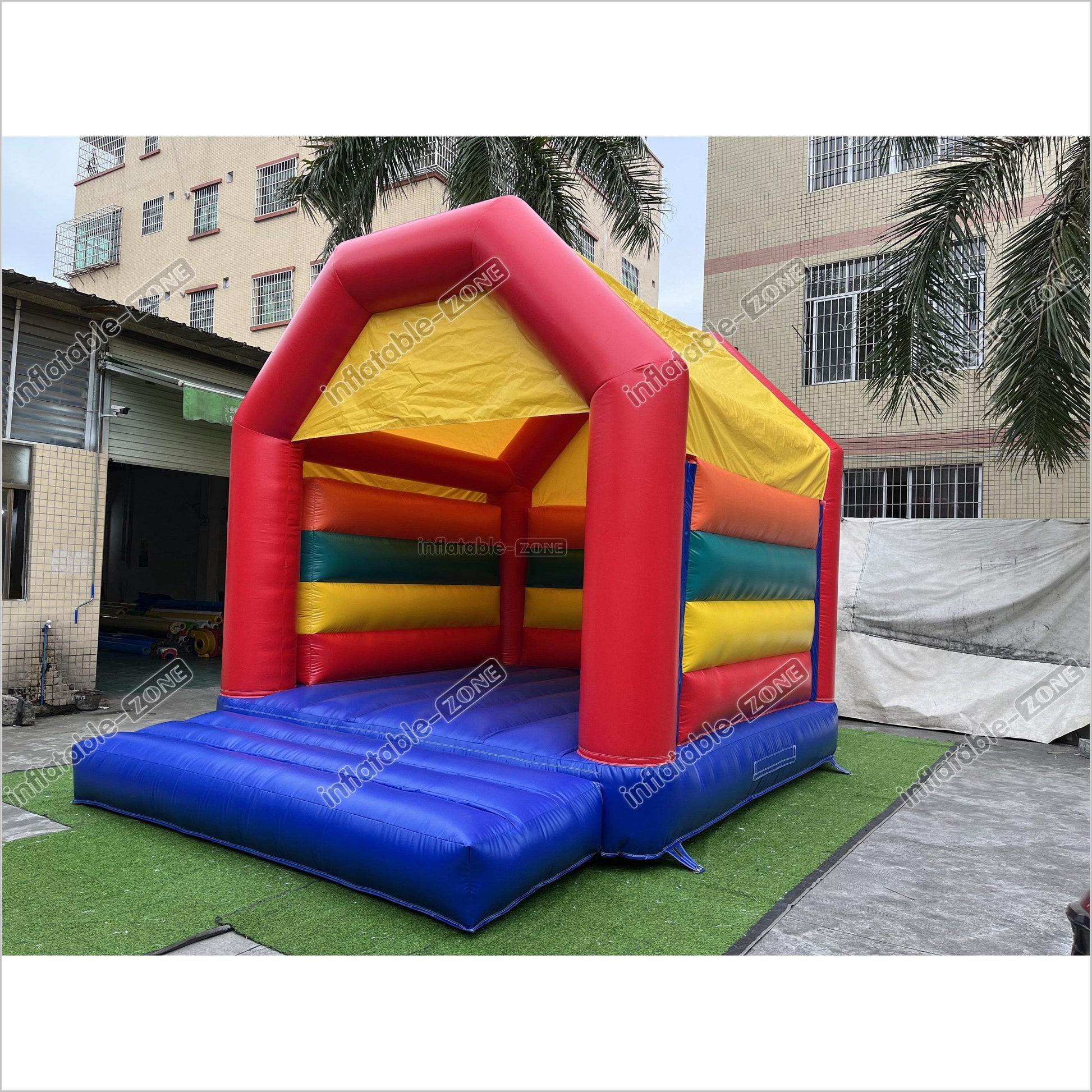 Inflatable Colorful Bounce House Jumping Bouncer Price Best Bouncy Castle For Kids Party - Inflatable-Zone