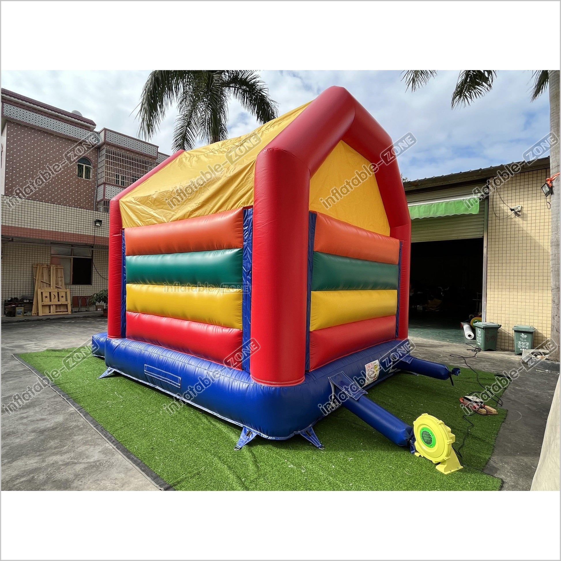 Inflatable Colorful Bounce House Jumping Bouncer Price Best Bouncy Castle For Kids Party - Inflatable-Zone