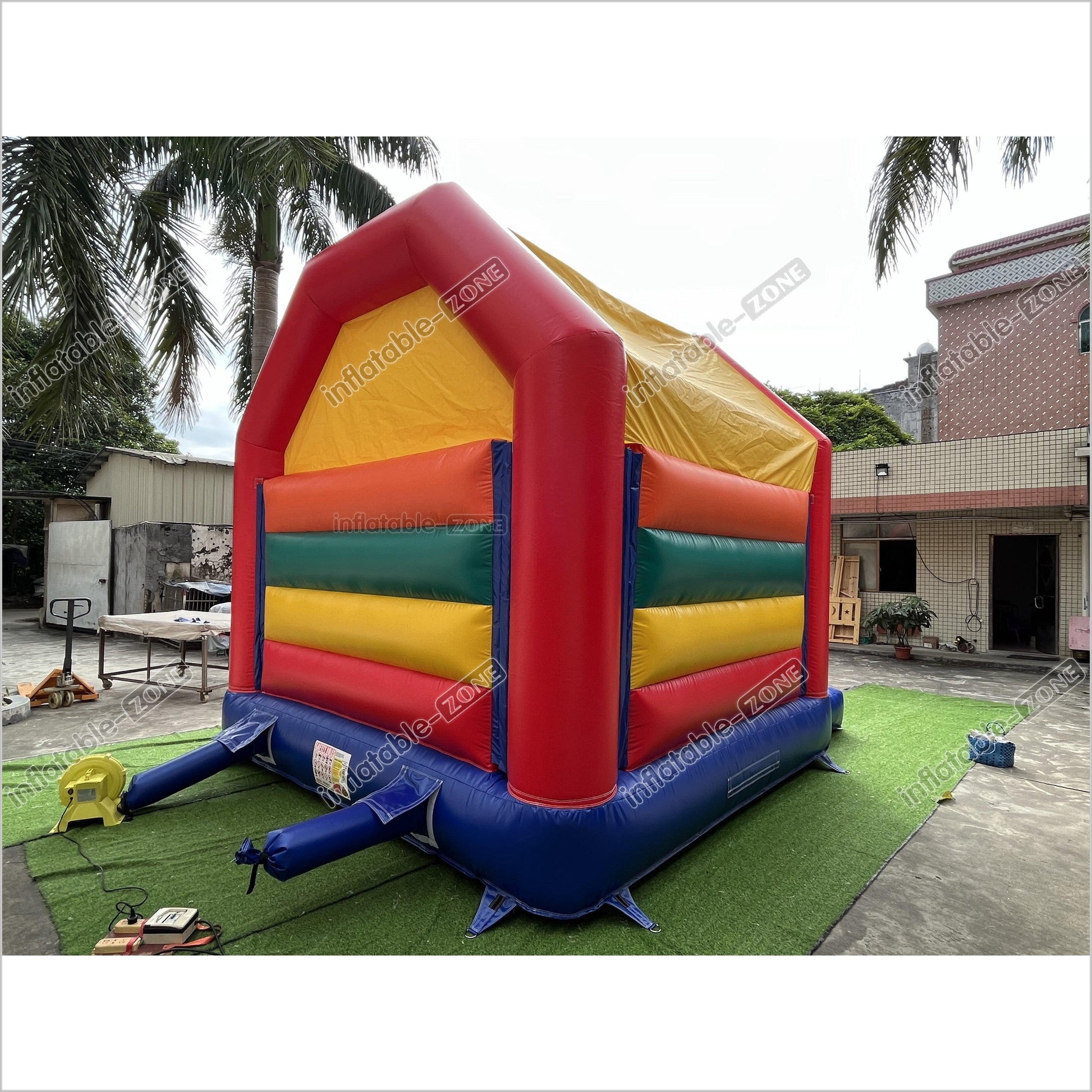 Inflatable Colorful Bounce House Jumping Bouncer Price Best Bouncy Castle For Kids Party - Inflatable-Zone