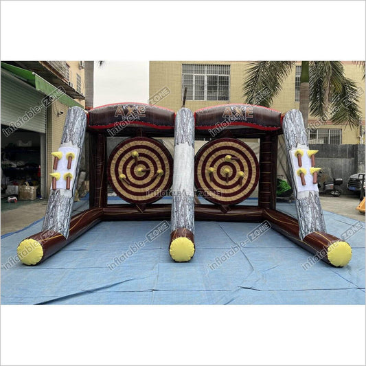 Fun Play Equipment Inflatable Axe Throwing Inflatable Sports Games For Kids And Adults - Inflatable-Zone
