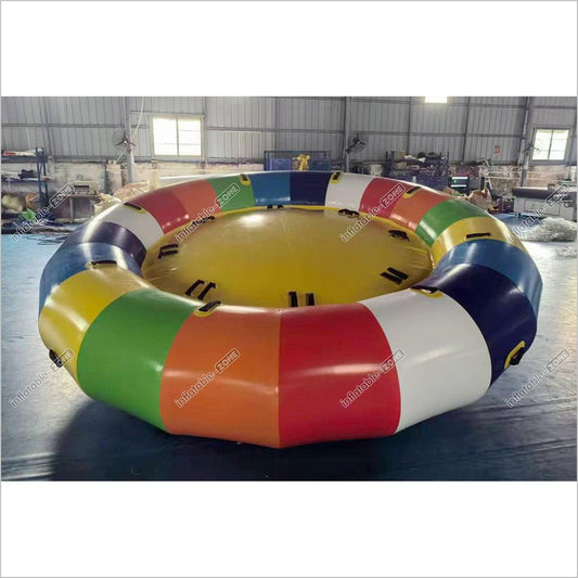Commercial Water Boat Towable Inflatable Rotating Water Toys Inflatable Disco Boat Water Games For Adults - Inflatable-Zone