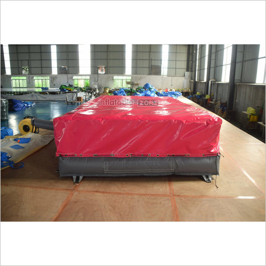 Indoor Trampoline Park Inflatable Foam Pit Air Bag Sealed Top Cover Inflatable Jump Stunt Airbag With Pillars - Inflatable-Zone