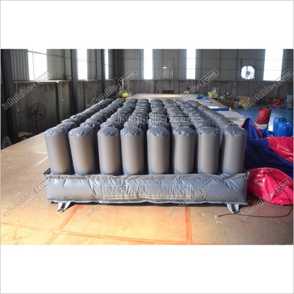 Indoor Trampoline Park Inflatable Foam Pit Air Bag Sealed Top Cover Inflatable Jump Stunt Airbag With Pillars - Inflatable-Zone