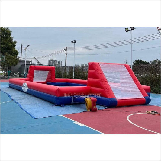 Huge Outdoor Inflatable Football Arena Pitch Interactive Giant Inflatable Soccer Field Sports Games - Inflatable-Zone