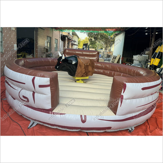 Commercial Inflatable Bull Mat Crazy Rodeo Bull Fight Inflatable Mechanical Bull Ride Sports Game - Inflatable-Zone