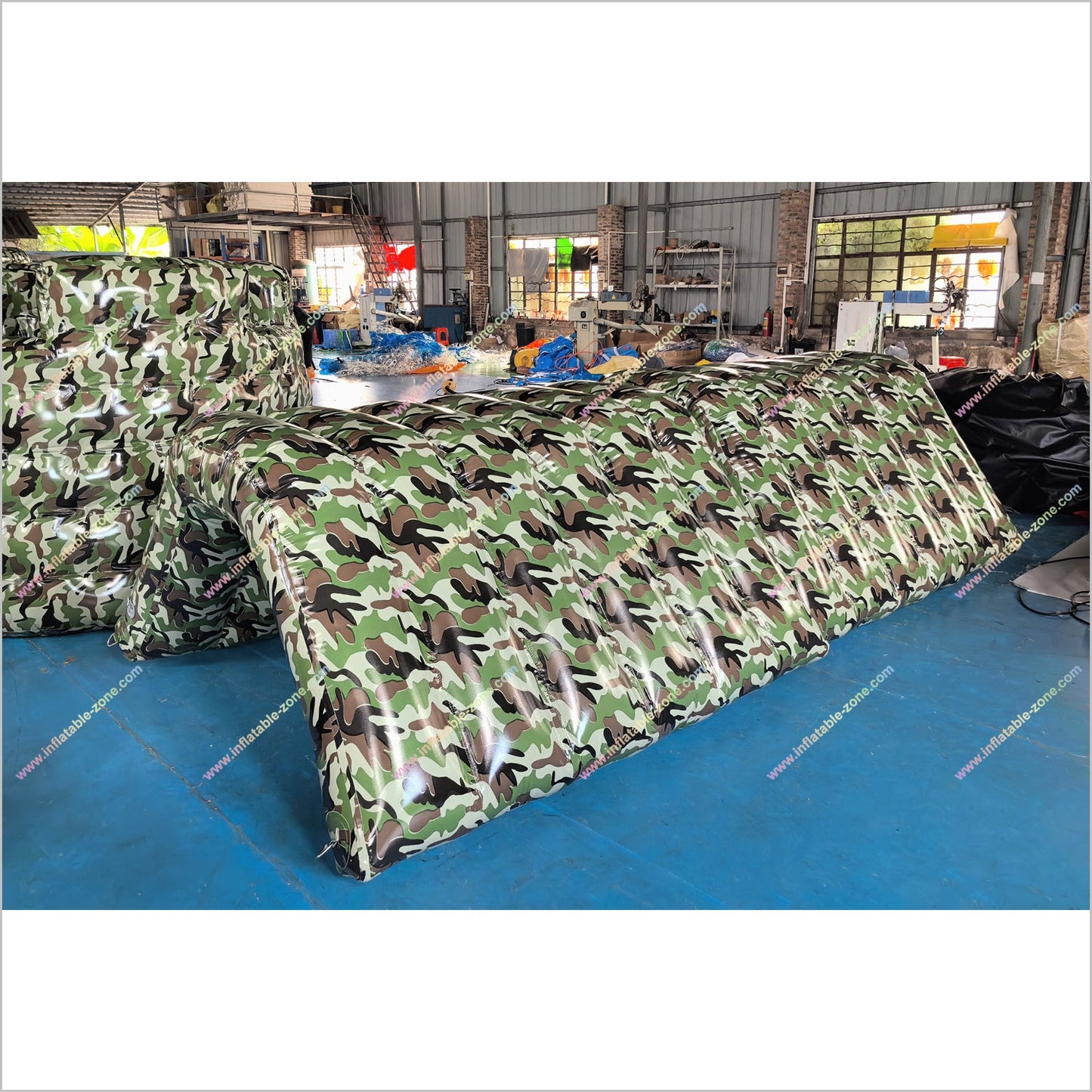 Inflatable Paintball Bunkers CS Games Sports Team Building Activities Camouflage Wall Bunker Inflatable - Inflatable-Zone