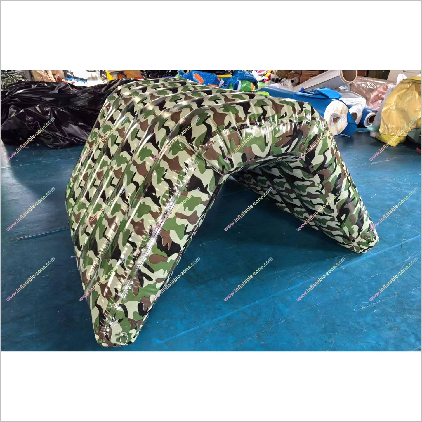 Inflatable Paintball Bunkers CS Games Sports Team Building Activities Camouflage Wall Bunker Inflatable - Inflatable-Zone