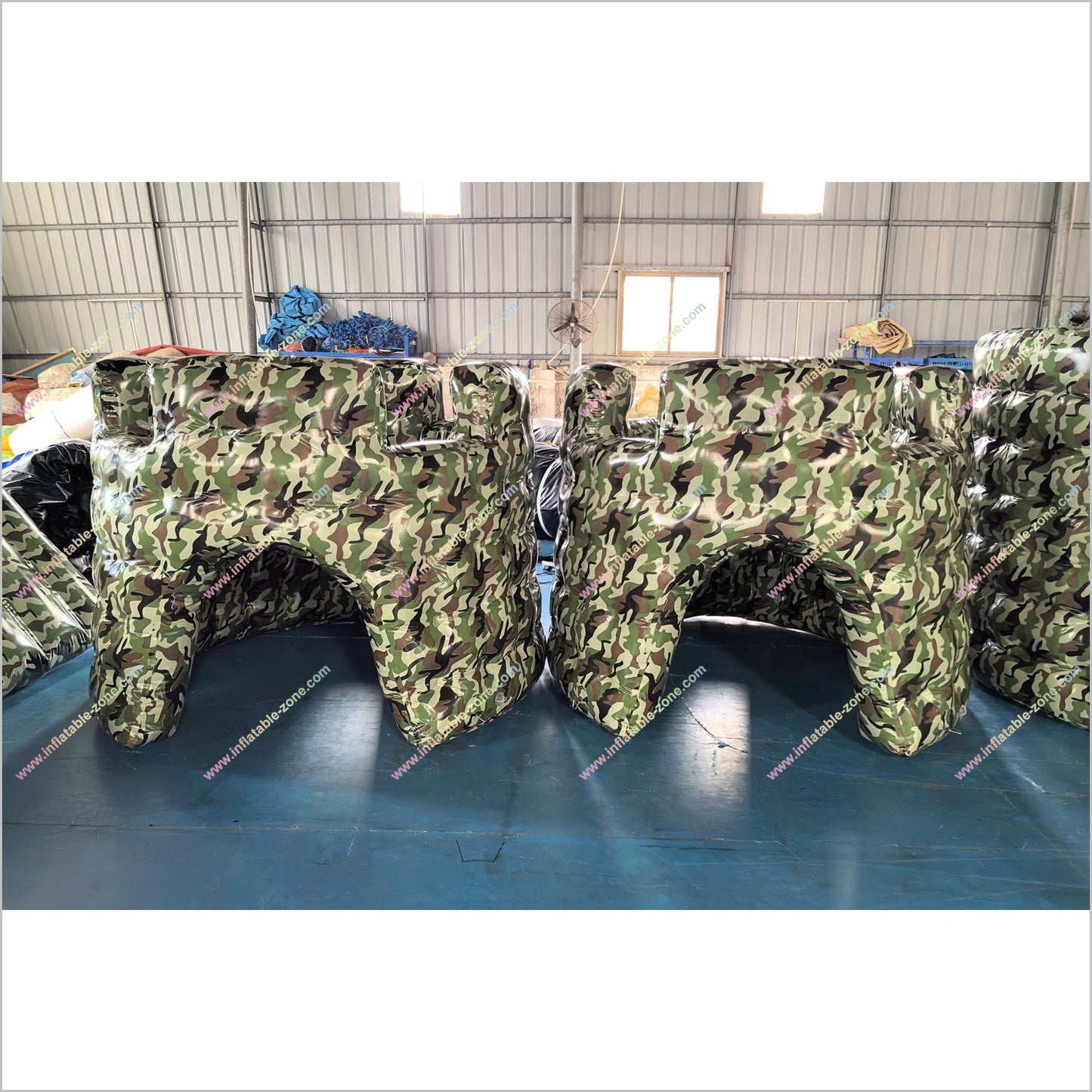 Inflatable Paintball Bunkers CS Games Sports Team Building Activities Camouflage Wall Bunker Inflatable - Inflatable-Zone