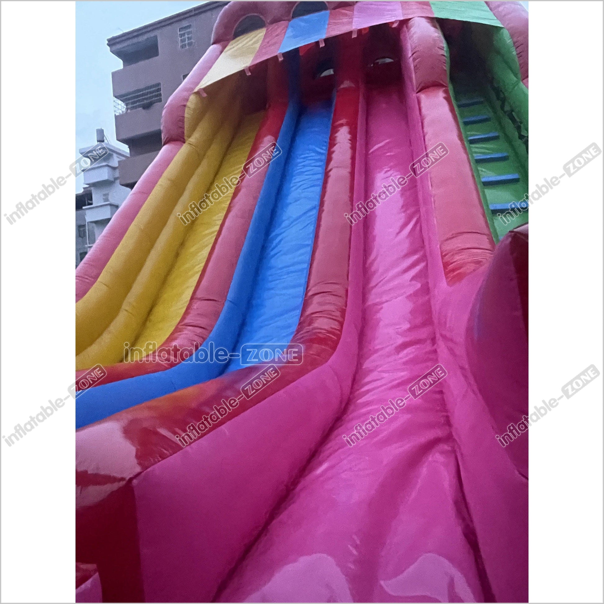 Large Outdoor Water Slide Jumping Castle Inflatable Pool Obstacle Water Slides For Kids - Inflatable-Zone