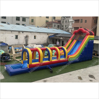 Inflatable Slip N Slide Inflatable Water Slide Large Outdoor Waterslide For Above Ground Pool - Inflatable-Zone