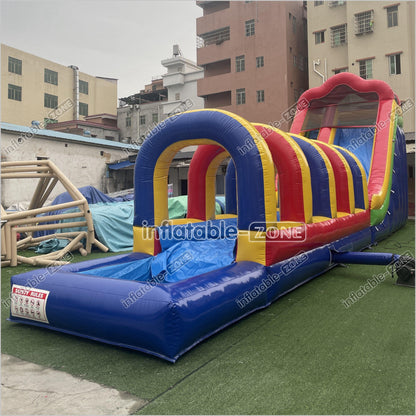 Inflatable Slip N Slide Inflatable Water Slide Large Outdoor Waterslide For Above Ground Pool - Inflatable-Zone