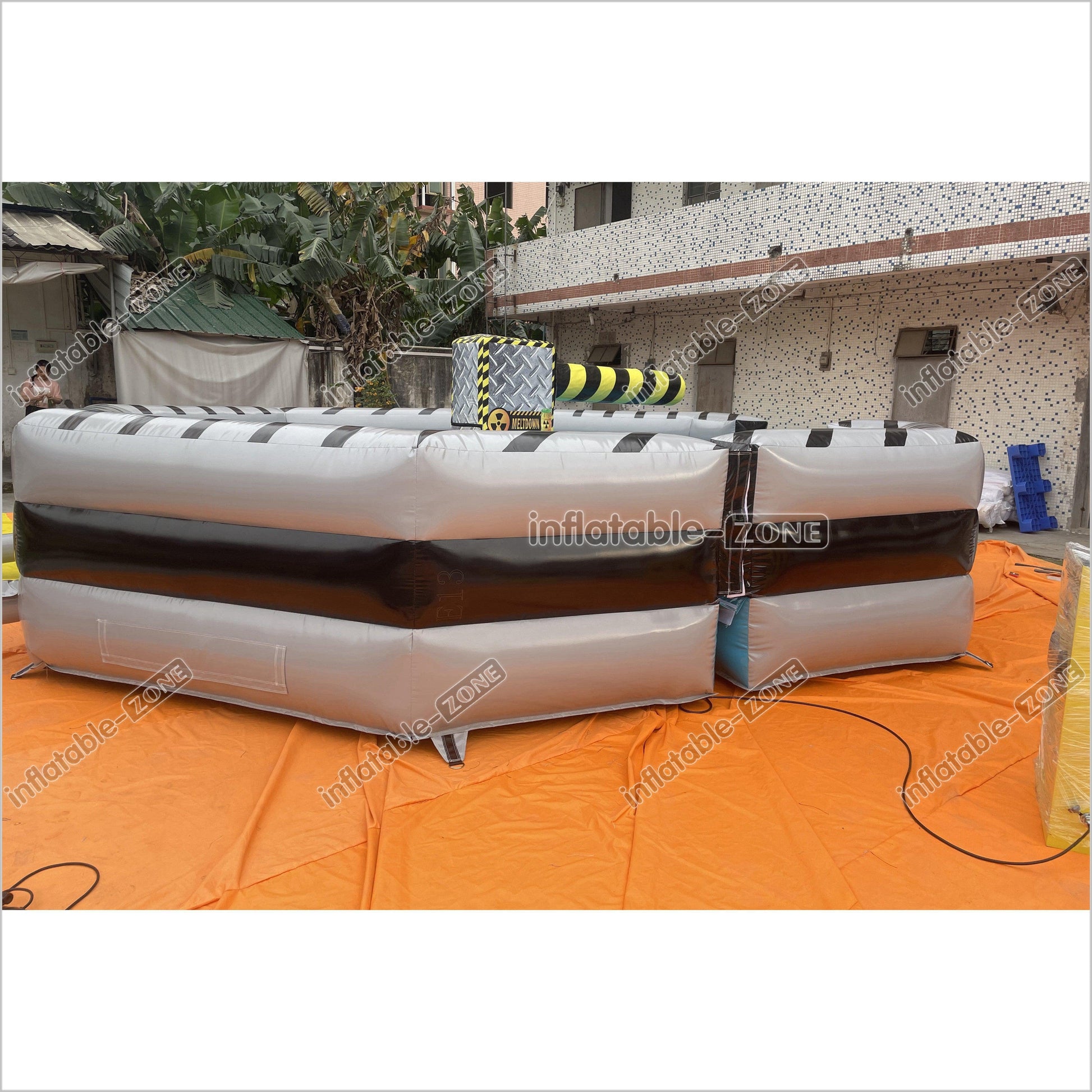 Outdoor Adult Kids Inflatable Sweeper Eliminator Wipeout Toxic Meltdown Machine Inflatable Game - Inflatable-Zone