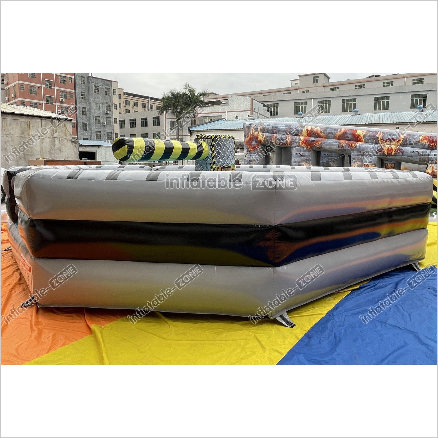 Outdoor Adult Kids Inflatable Sweeper Eliminator Wipeout Toxic Meltdown Machine Inflatable Game - Inflatable-Zone