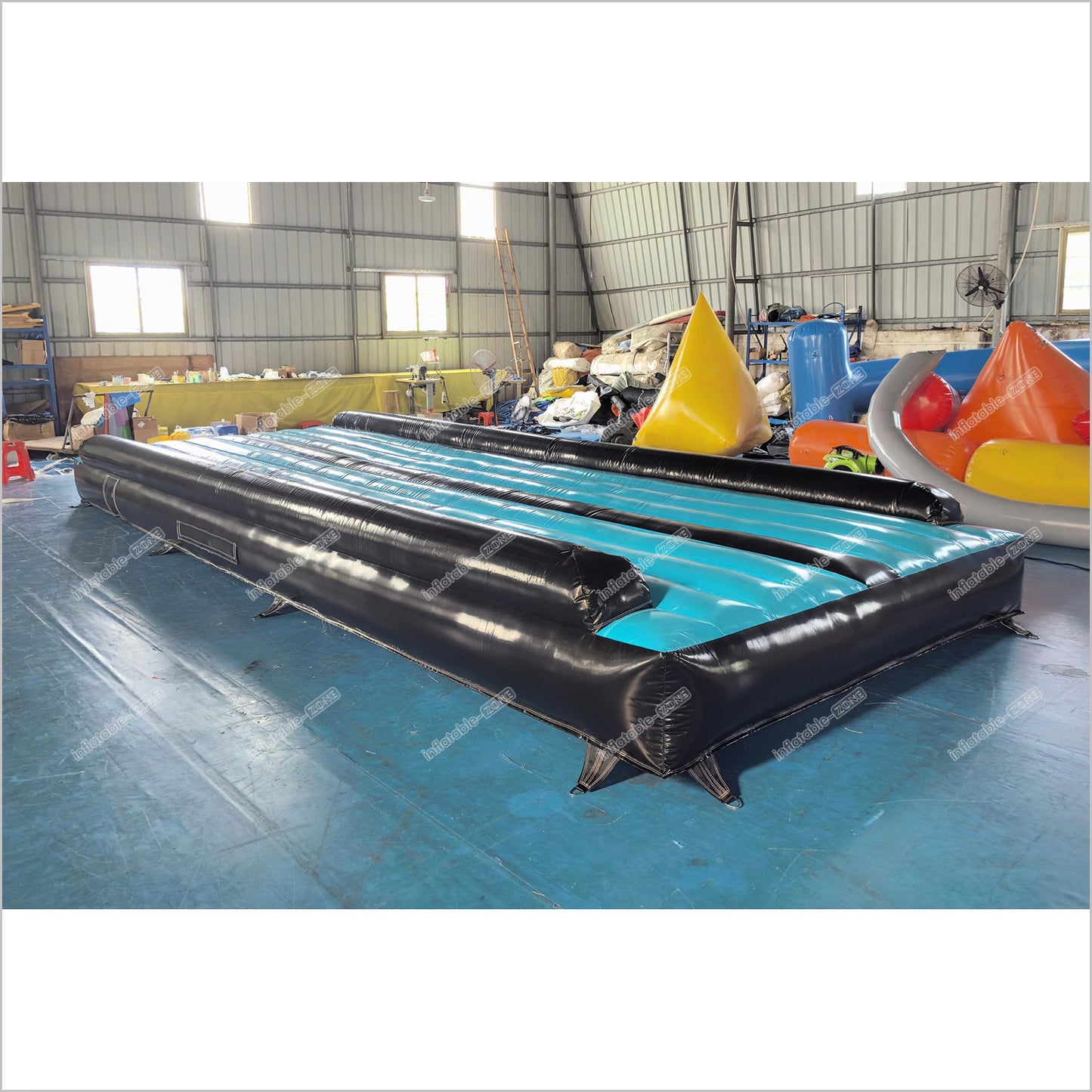 Long Tumble Track Trampoline Gymnastic Tumble Mat Soft Play Inflatables Air Mattress For Tumbling - Inflatable-Zone