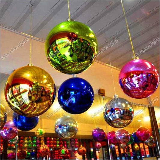 Hanging Disco Ball Large Inflatable Mirror Ball Sensory Room Equipment For Dance Party - Inflatable-Zone