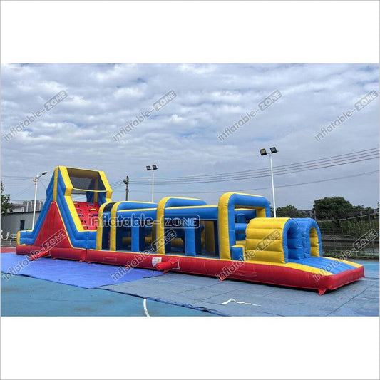 Team Playground Inflatable Obstacle Course Kids Commercial Bouncy Jumping Castle Outdoor Obstacle Course Equipment - Inflatable-Zone