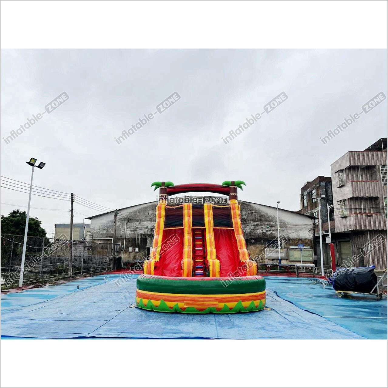 Inflatable Water Slides Commercial Pool, Bounce House Water Slide Combo - Inflatable-Zone