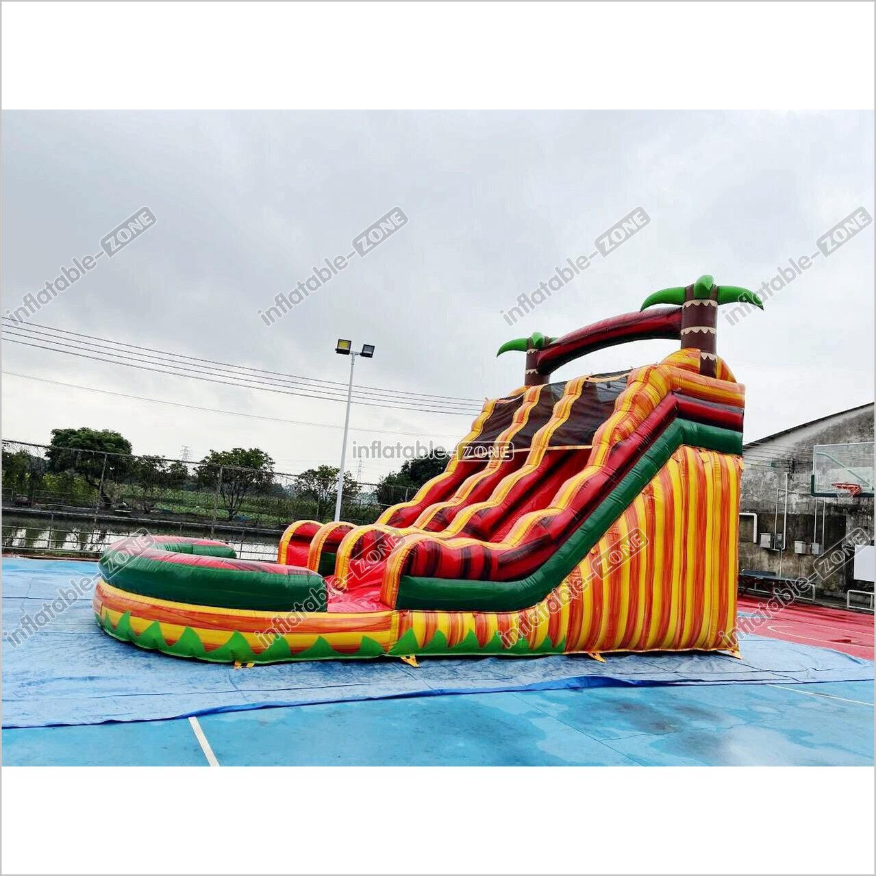 Inflatable Water Slides Commercial Pool, Bounce House Water Slide Combo - Inflatable-Zone