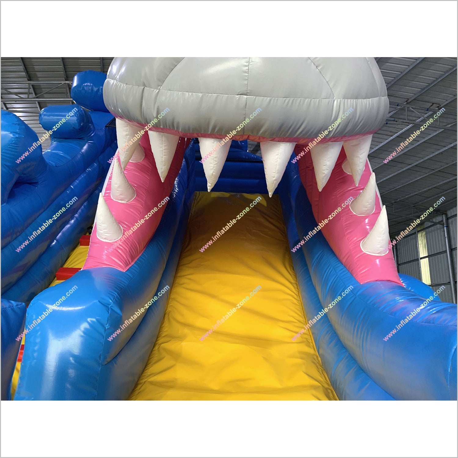 Shark Escape Inflatable Slide Hire Commercial Indoor Playground Equipment Large Bouncy Castle With Slide - Inflatable-Zone