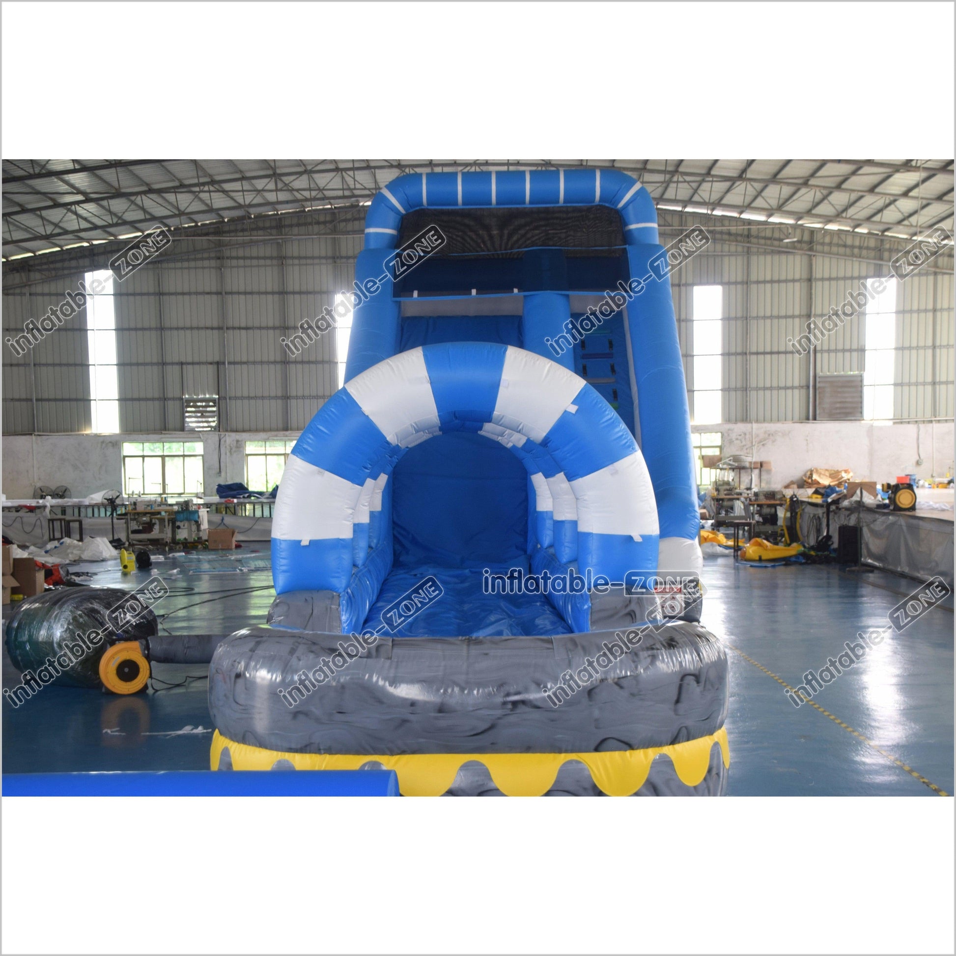 Super Long Water Slide Inflatable Water Jumper Commercial Inflatable Slip And Slide With Pool - Inflatable-Zone