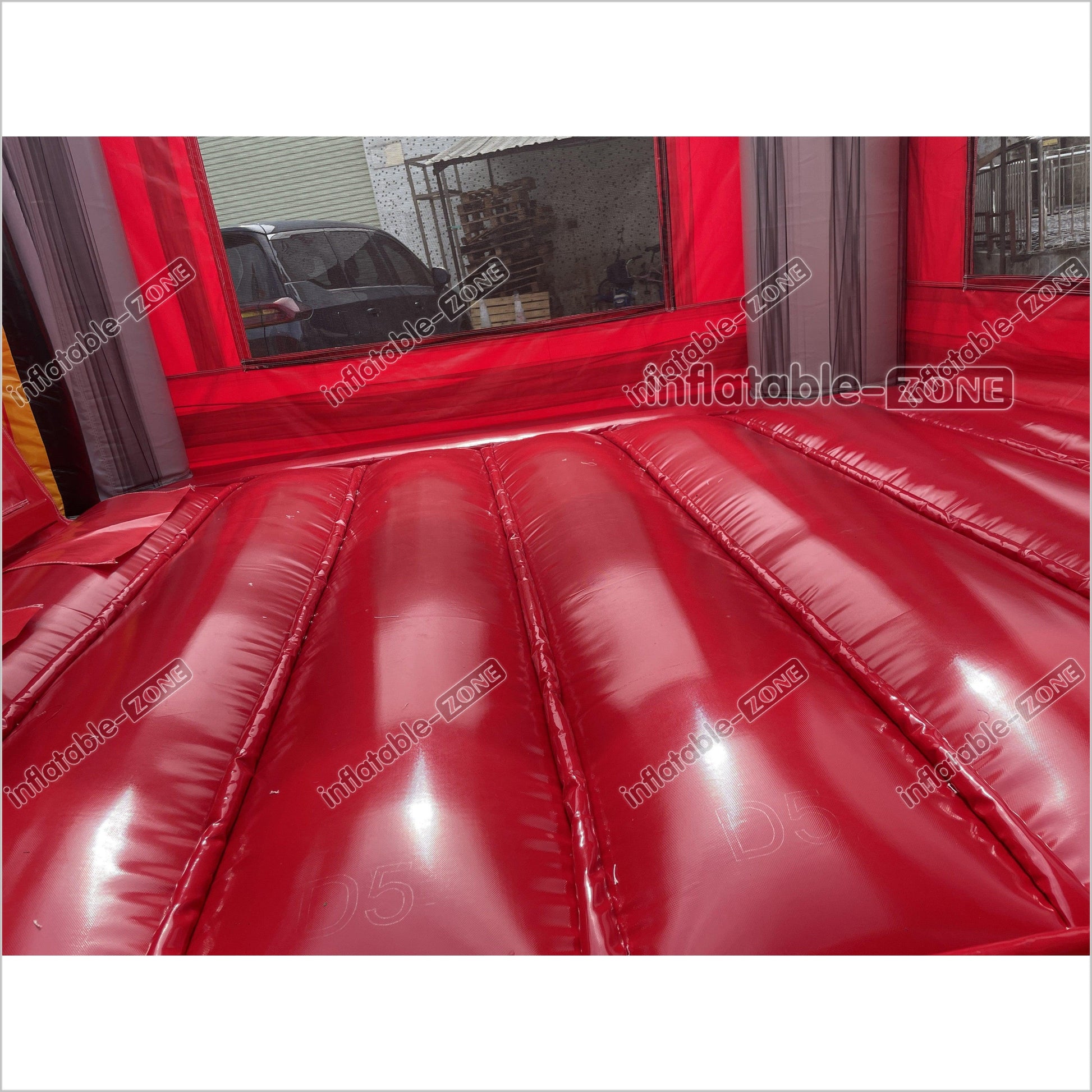Outdoor Inflatable 3D Monster Truck Bounce Slide Combo Inflatable Jump House Bouncy Castle Double Slide - Inflatable-Zone