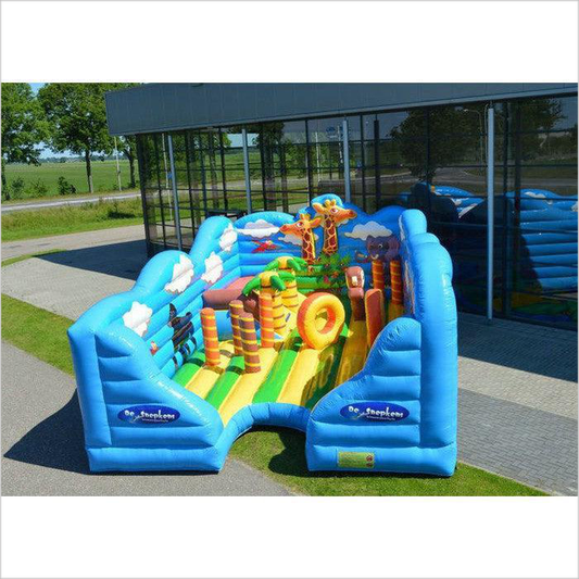 0.55MM PVC Taprulins Inflatable Fun City / Bounce House Indoor Playground - Inflatable-Zone