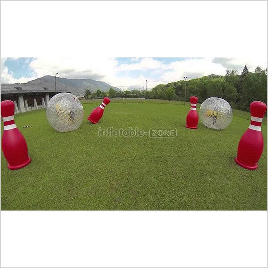 4 Human Bowling Balls With 2 Zorb Ball - Inflatable-Zone