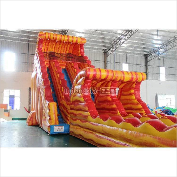 Large Inflatable Water Slide Pool,Inflatable Bounce Castle With Water Slide,Double Zip Line Water Slide Inflatable - Inflatable-Zone