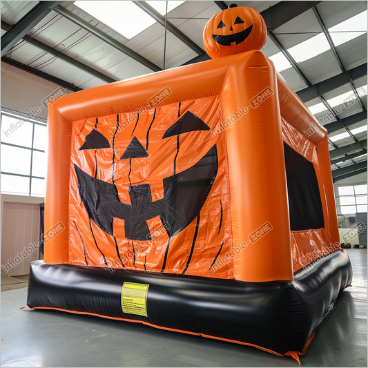Square Inflatable Pumpkin Bounce House Commercial Inflatable Bouncers Kids Jumping Castle For Halloween - Inflatable-Zone