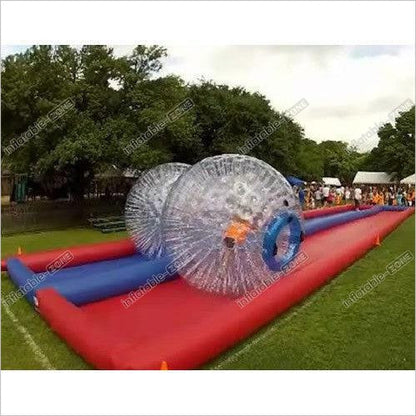 Zorbing Race Track Tunnel For Human Hamster Ball - Inflatable-Zone