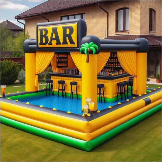 Awesome Inflatable Pool Bar Inflatable Pub House Blow Up Pool Bar for Party - Inflatable-Zone