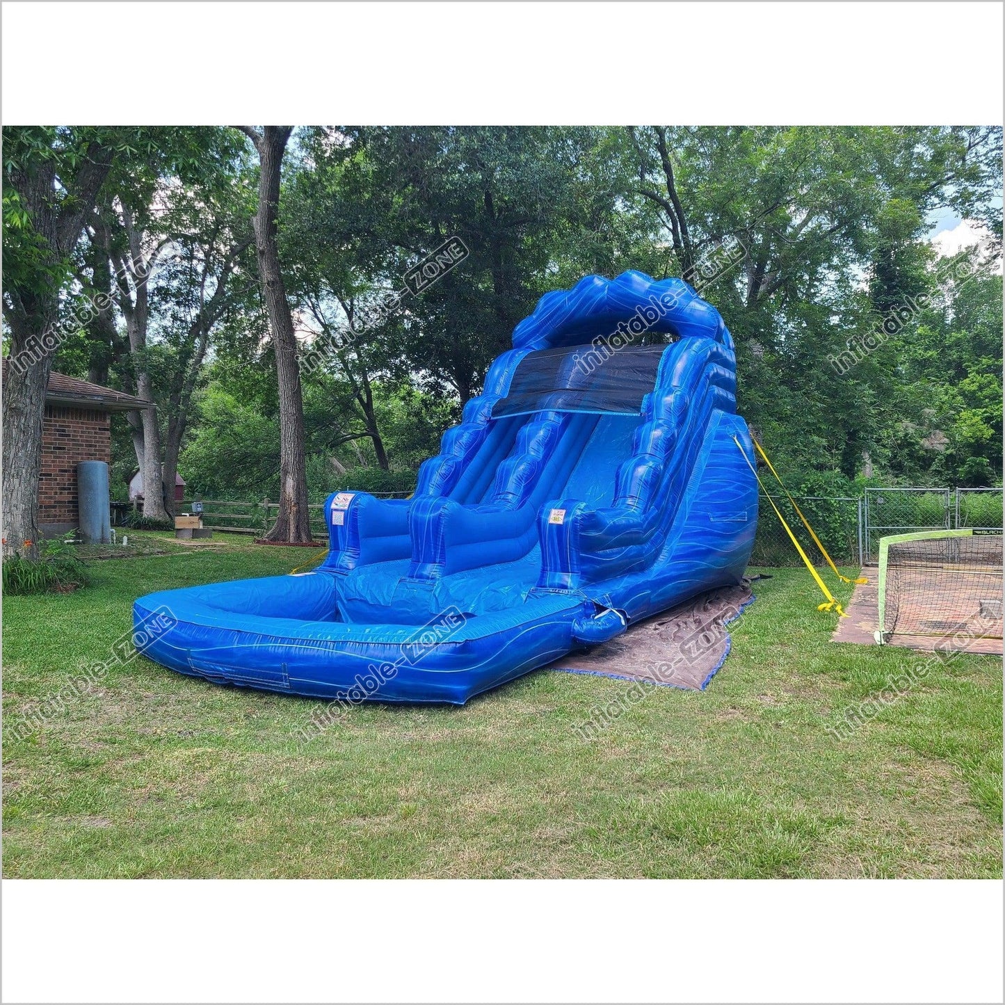 Water Bounce House Giant Splash Inflatable Jumper With Slide And Pool - Inflatable-Zone