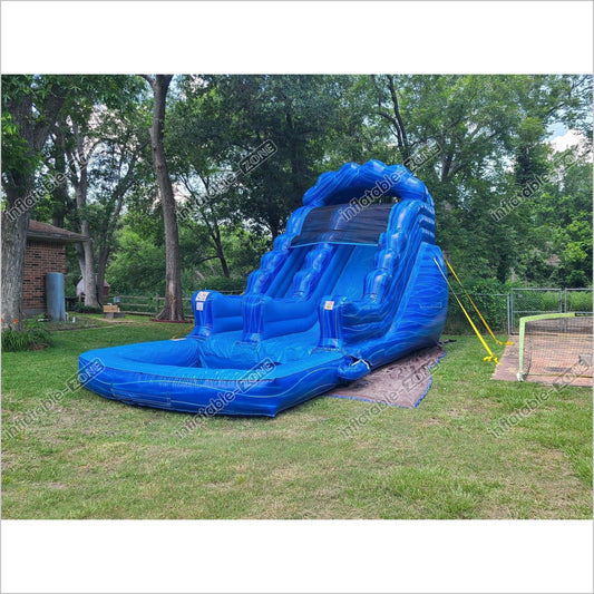 Water Bounce House Giant Splash Inflatable Jumper With Slide And Pool - Inflatable-Zone