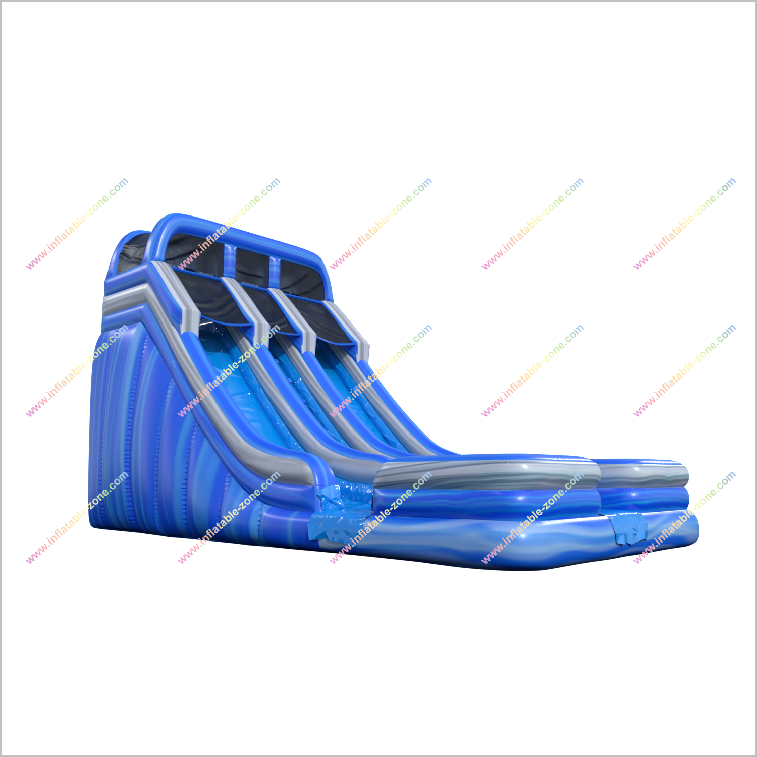 Double Water Slide Inflatable Backyard Entertainment Outdoor Water Inflatables Waterslides Near Me For Rent - Inflatable-Zone