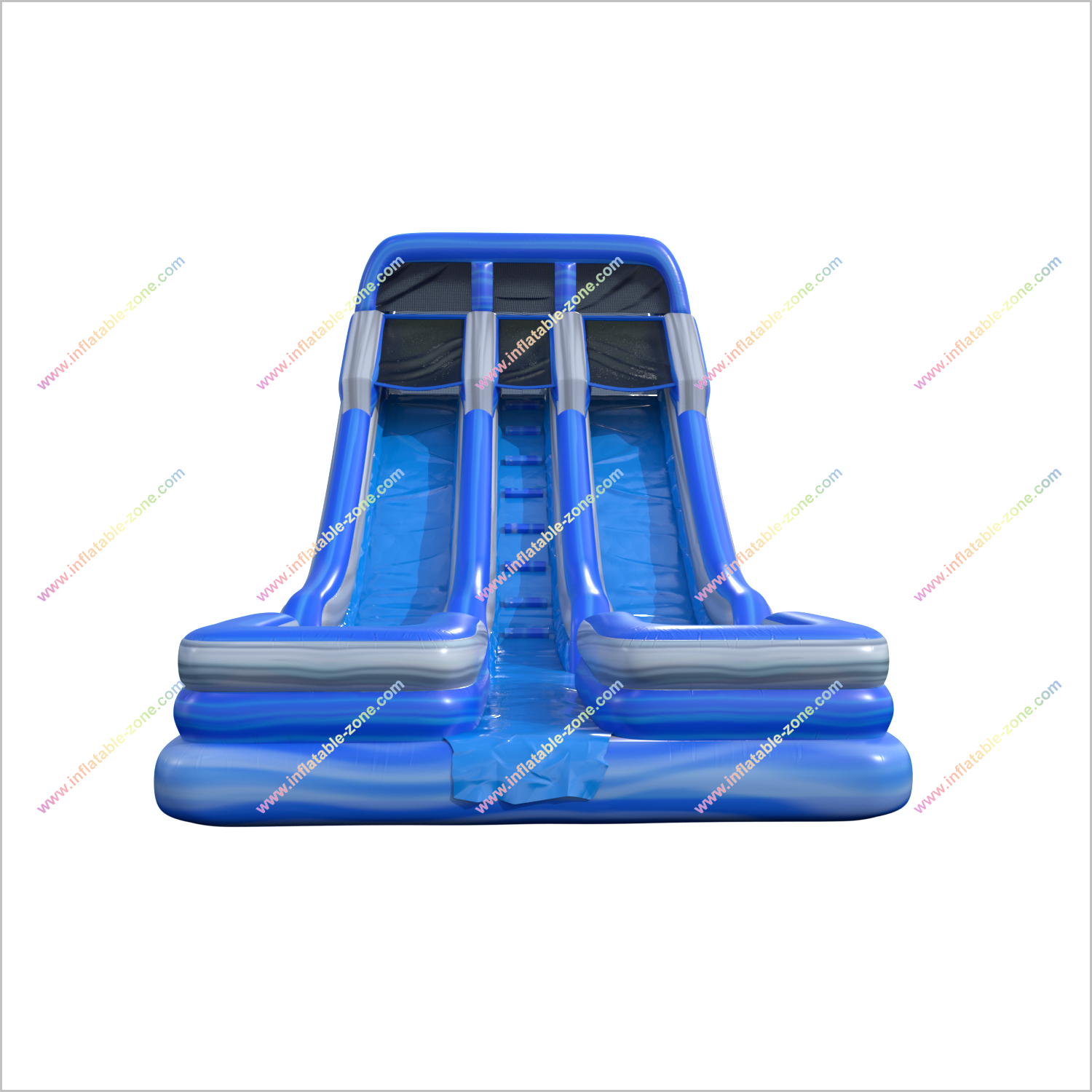 Double Water Slide Inflatable Backyard Entertainment Outdoor Water Inflatables Waterslides Near Me For Rent - Inflatable-Zone