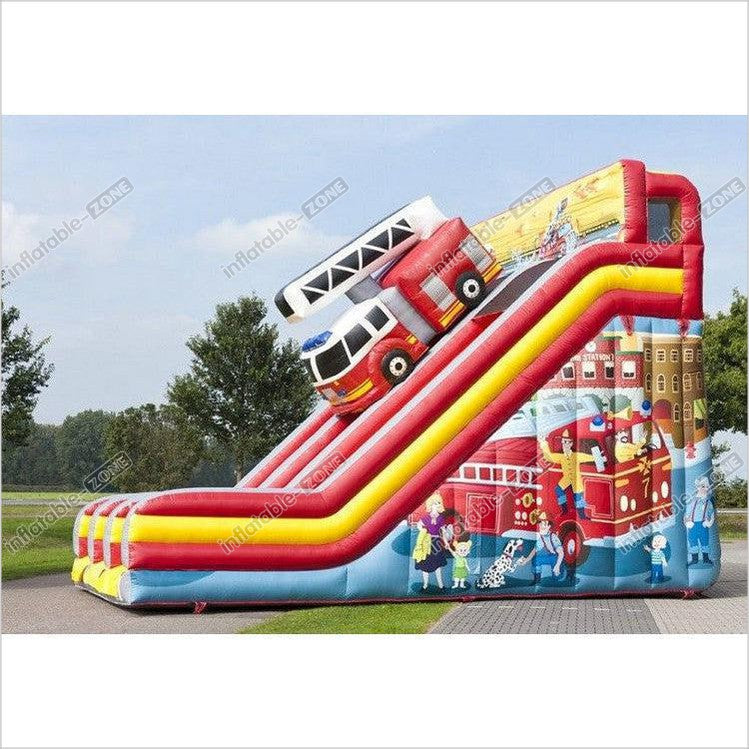 Commercial Double Lane Large Inflatable Slide Double Stitching For Fun Party