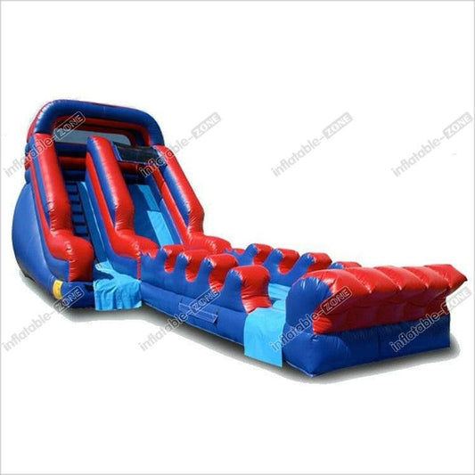 Outdoor Games Kids Inflatable Water Slide 0.55MM PVC Tarpaulin For Commercial Events