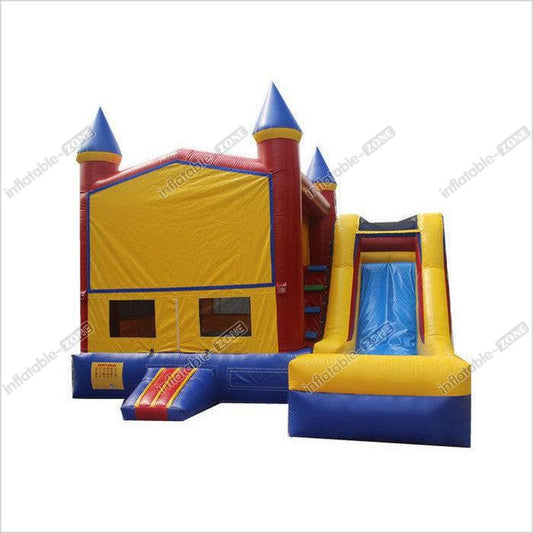 Customized Children Inflatable Bouncer Combo Jump House With Slide Safe Nontoxic