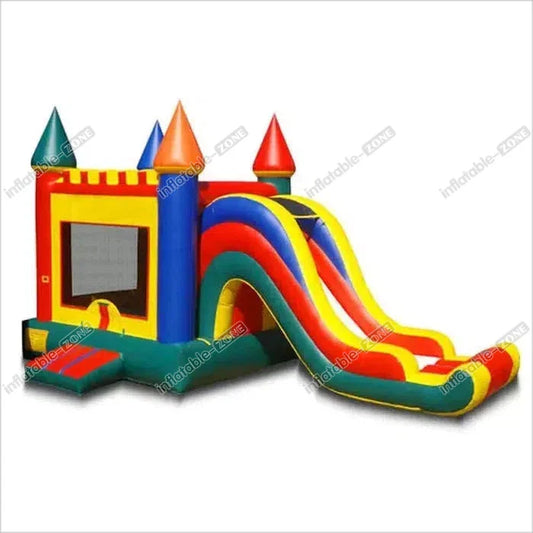 Arch Inflatable Bounce House Ball Pit Combo , Outdoor Games Wet Dry Bounce House
