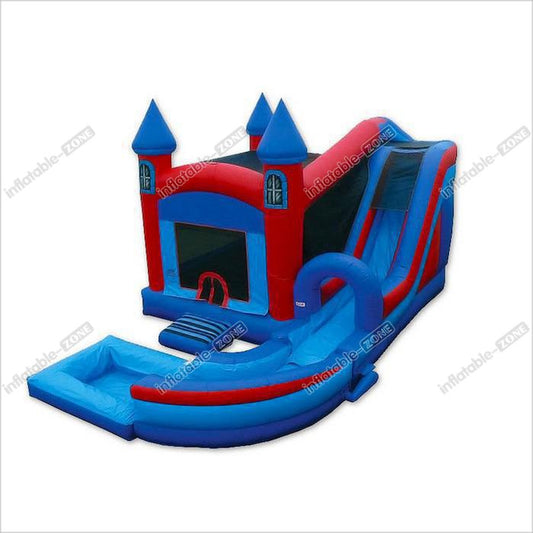Inflatable Castle Combo Bounce House , Blow Up Bounce House 0.55MM PVC Tarpaulins