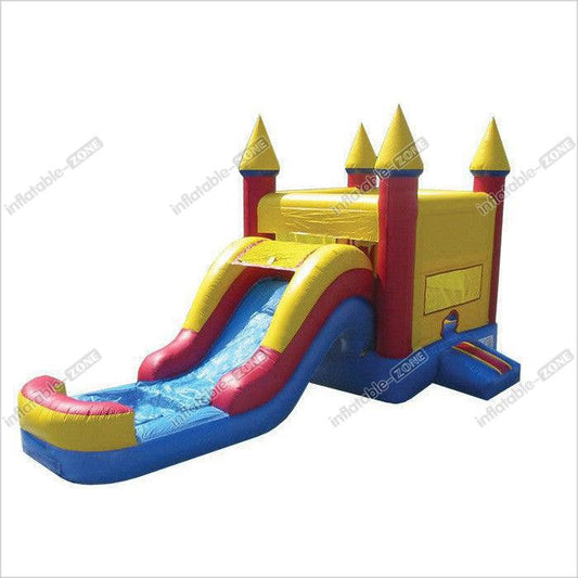 Giant Outdoor Games Inflatable Bouncer Combo Bouncer House With Slide Waterproof