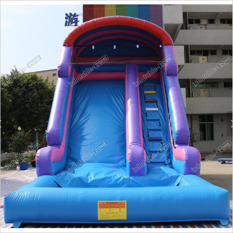 PVC Tarpaulin Colorful Inflatable Game Water Drawer Slide