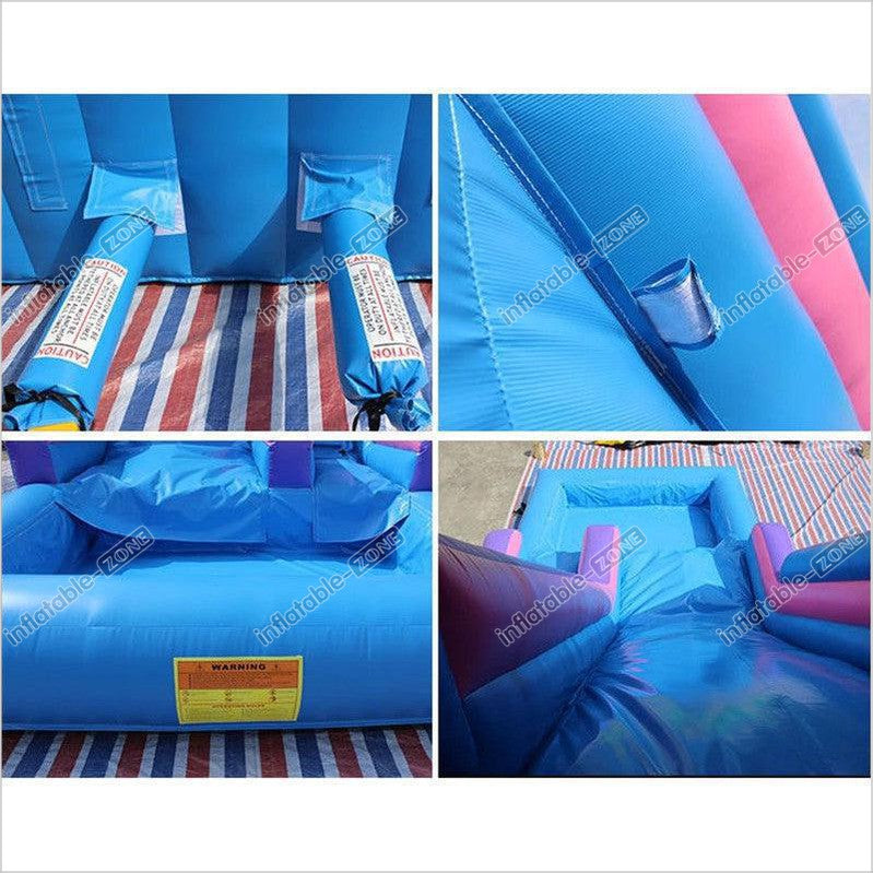 PVC Tarpaulin Colorful Inflatable Game Water Drawer Slide
