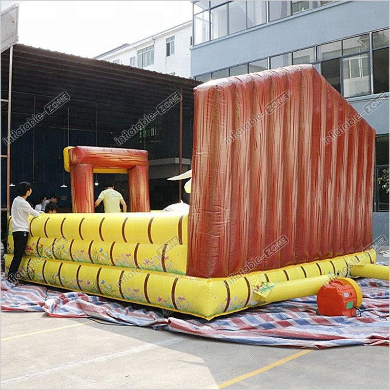 Funny Mini Indoor Inflatable Mechanical Pulling Rodeo Bull PVC For Children Interactive Sport Backyard Game