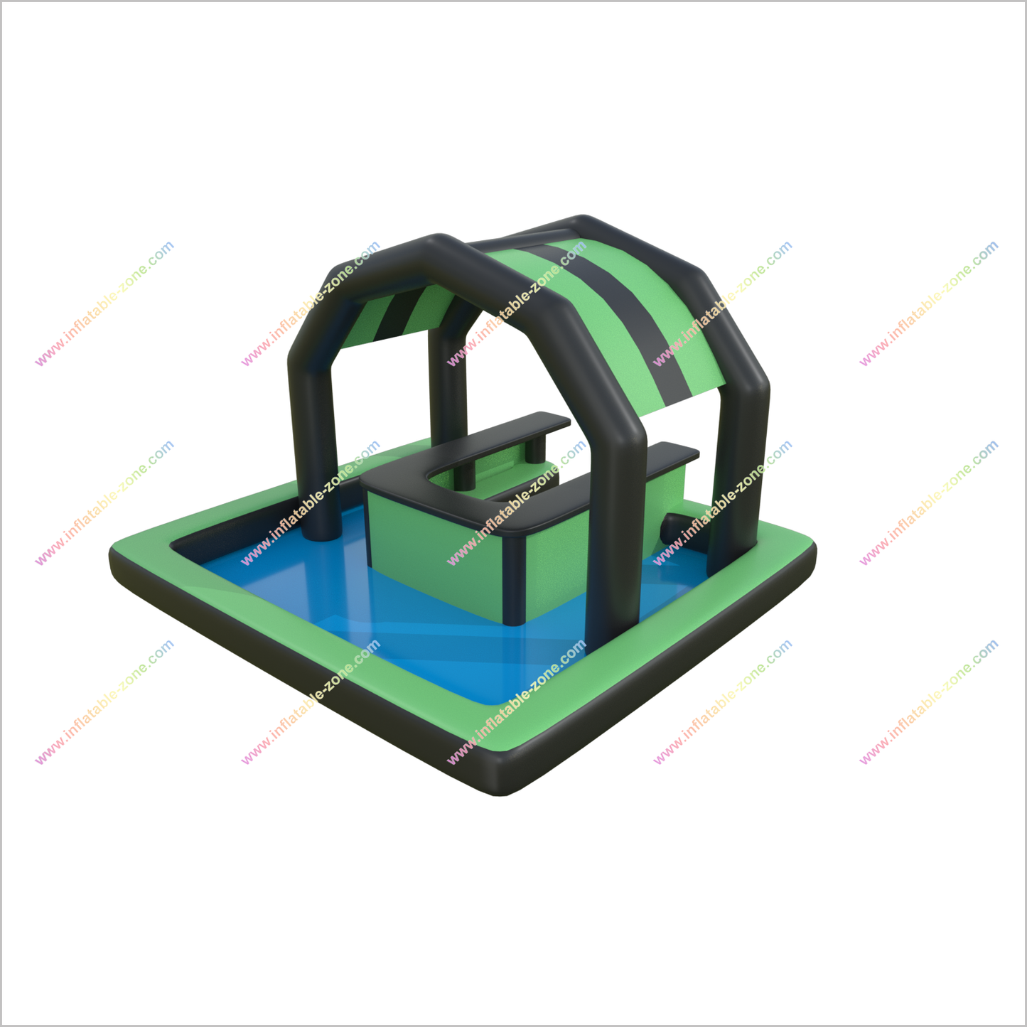 Inflatable Pool Bar Float Camping Floating Tent Inflatable Water Play Floating Pool Bar Tent Floats On Water - Inflatable-Zone